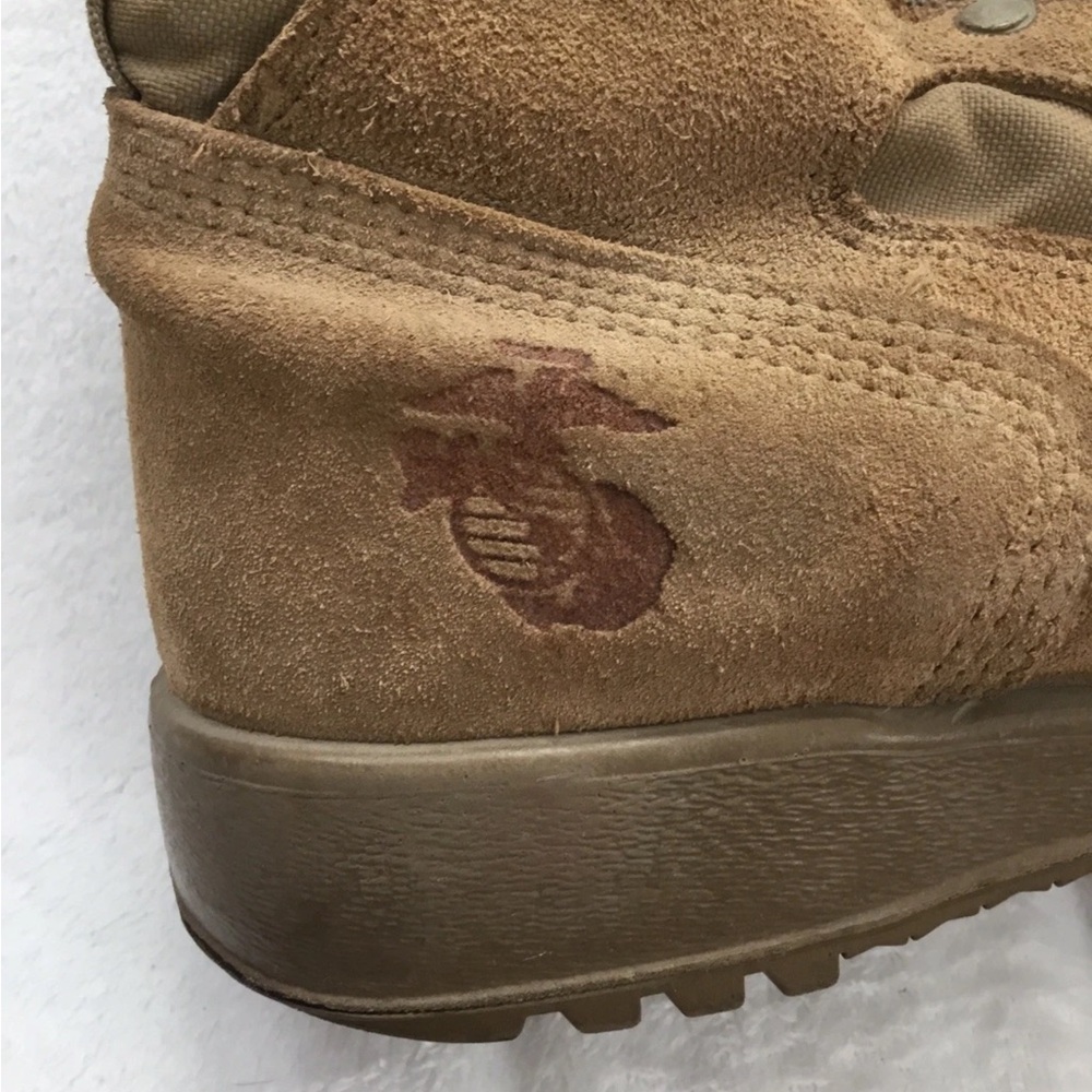 Marine Corps McRae coyote brown combat boots size 9 1/2 wide - Picture 10 of 11